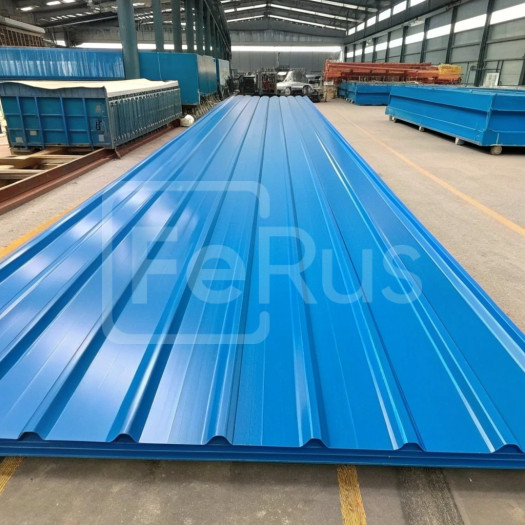 Профнастил С10 полиэстер (Zn100-180) 0,65х1100х1200 мм, RAL 5005