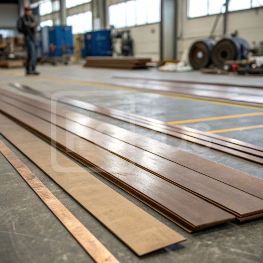 Полоса бронзовая электросварная 0,2х85 мм БрБНТ1,9 ГОСТ 1789-2013