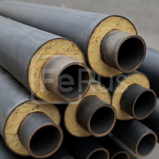Труба бесшовная в базальтовой изоляции 89х4 мм 09Г2С ГОСТ 8732-78