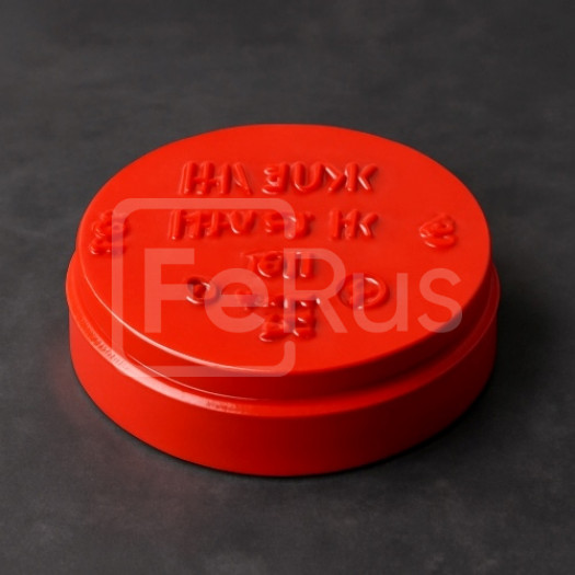 Заглушка грувлок ковкий чугун ДУ 100 (ДН 114) 4